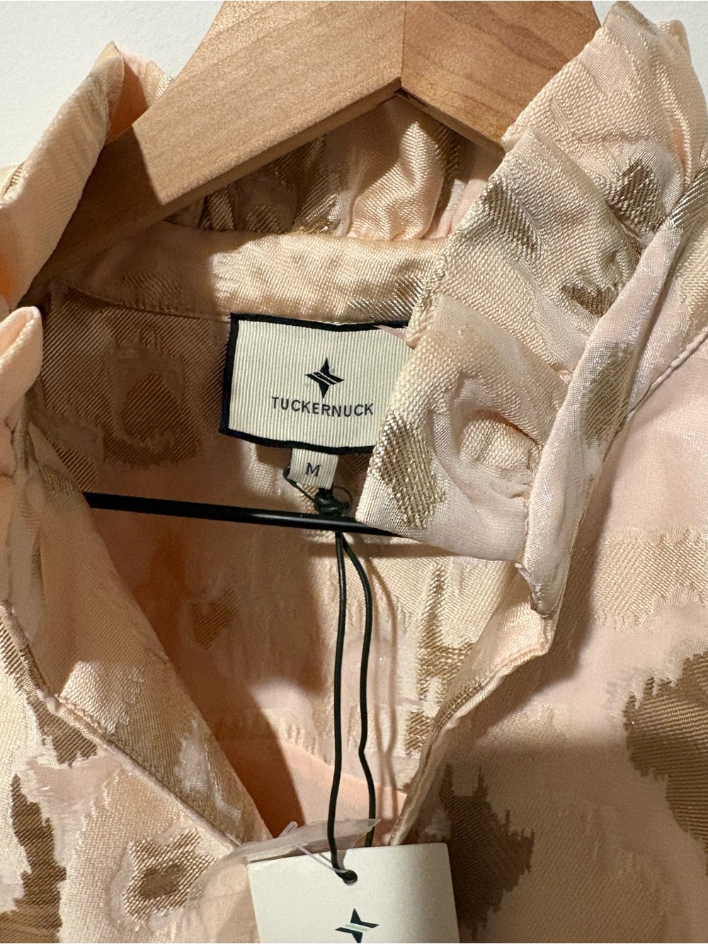 Tuckernuck Tan Fil Coupe Palmerston Dress M pockets - Picture 4 of 9